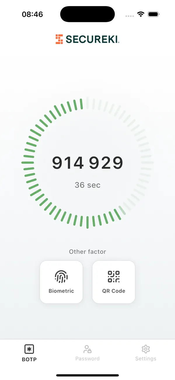 #1. SecureKi BOTP (iOS) De: SecureKi