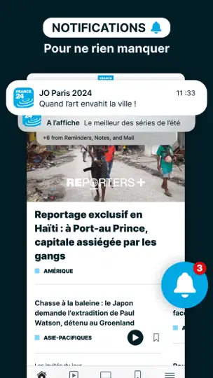 Capture d'écran de FRANCE 24 - Info Et Actualités sur iPhone 7