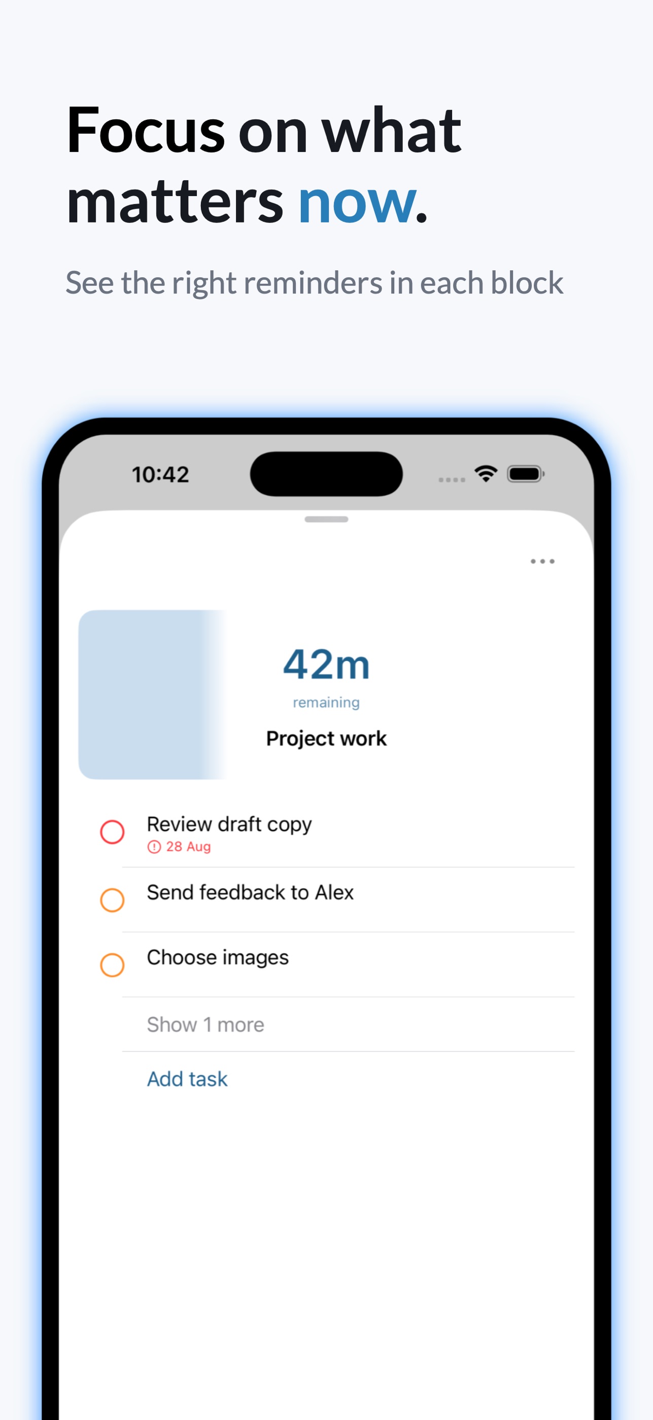 Screenshot 2 of Anchor: Timeblock Planner