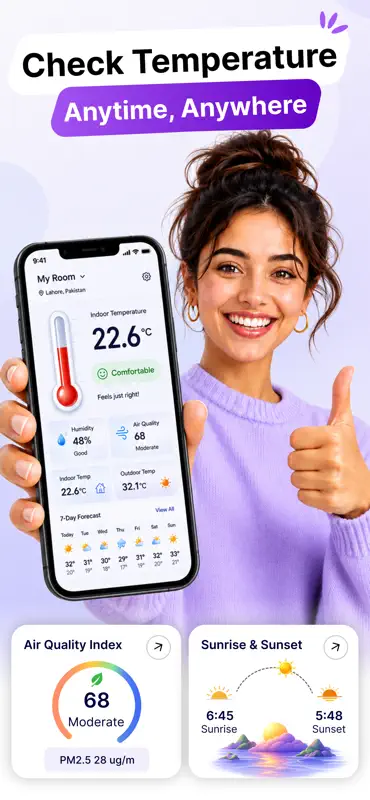 Room Thermometer: Temperature screenshot 1 of 6