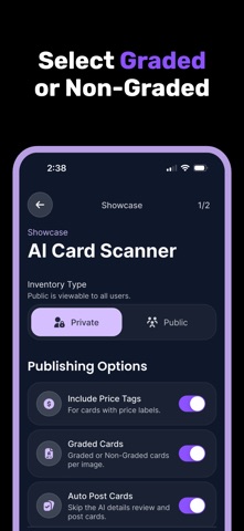 Card Vision: Sports Cards+TCG iPhone screenshot
