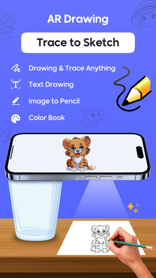 #1. AR Sketch - Trace Anything (iOS) Podle: Nikhil Viradiya
