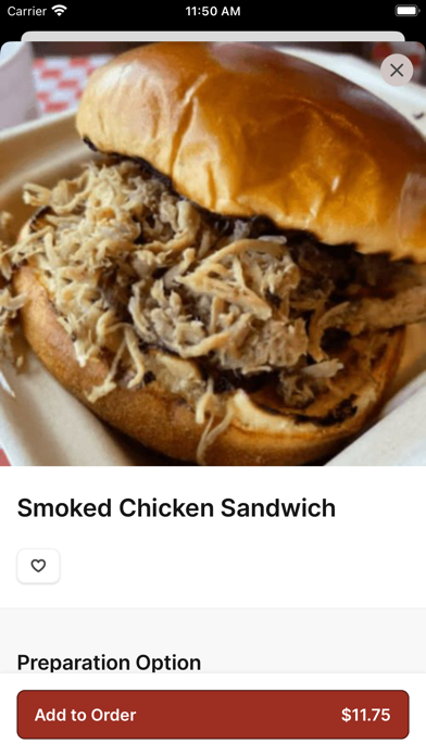 Tin Hut BBQ To Go iPhone screenshot 4 - Food & Drink app