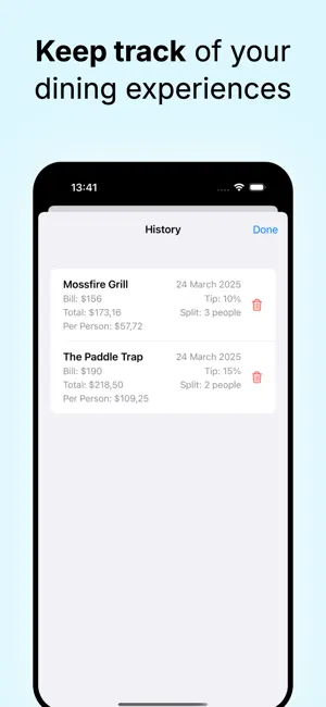 Tip tracker - bill split screenshot 4