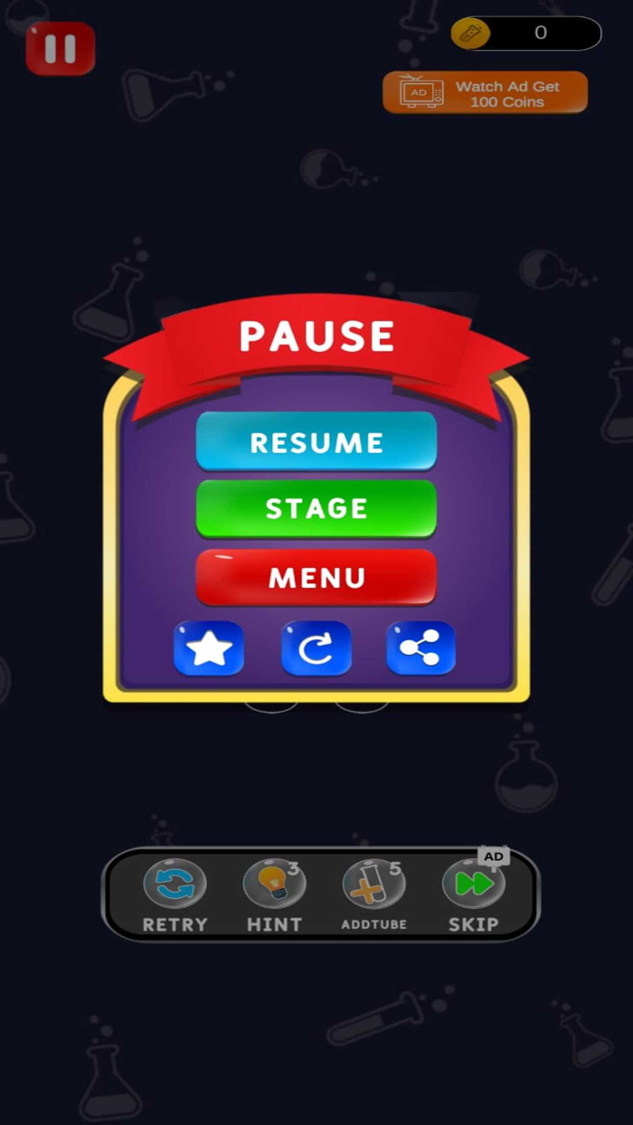 Water Sorting Color IQ Puzzle