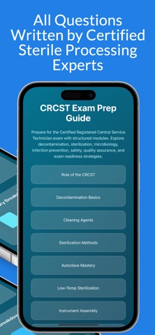 CRCST Prep: Sterile Processing iPhone screenshot