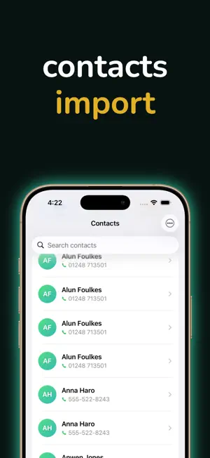 Contacts Export & Import screenshot 3