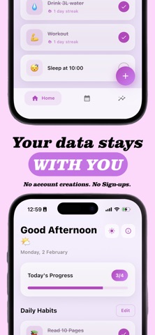 Habit Bear: Habit Tracker Screenshot 2 of 4