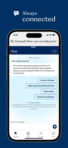 App Store-Screenshot 3 von Hilton Honors: Book Hotels