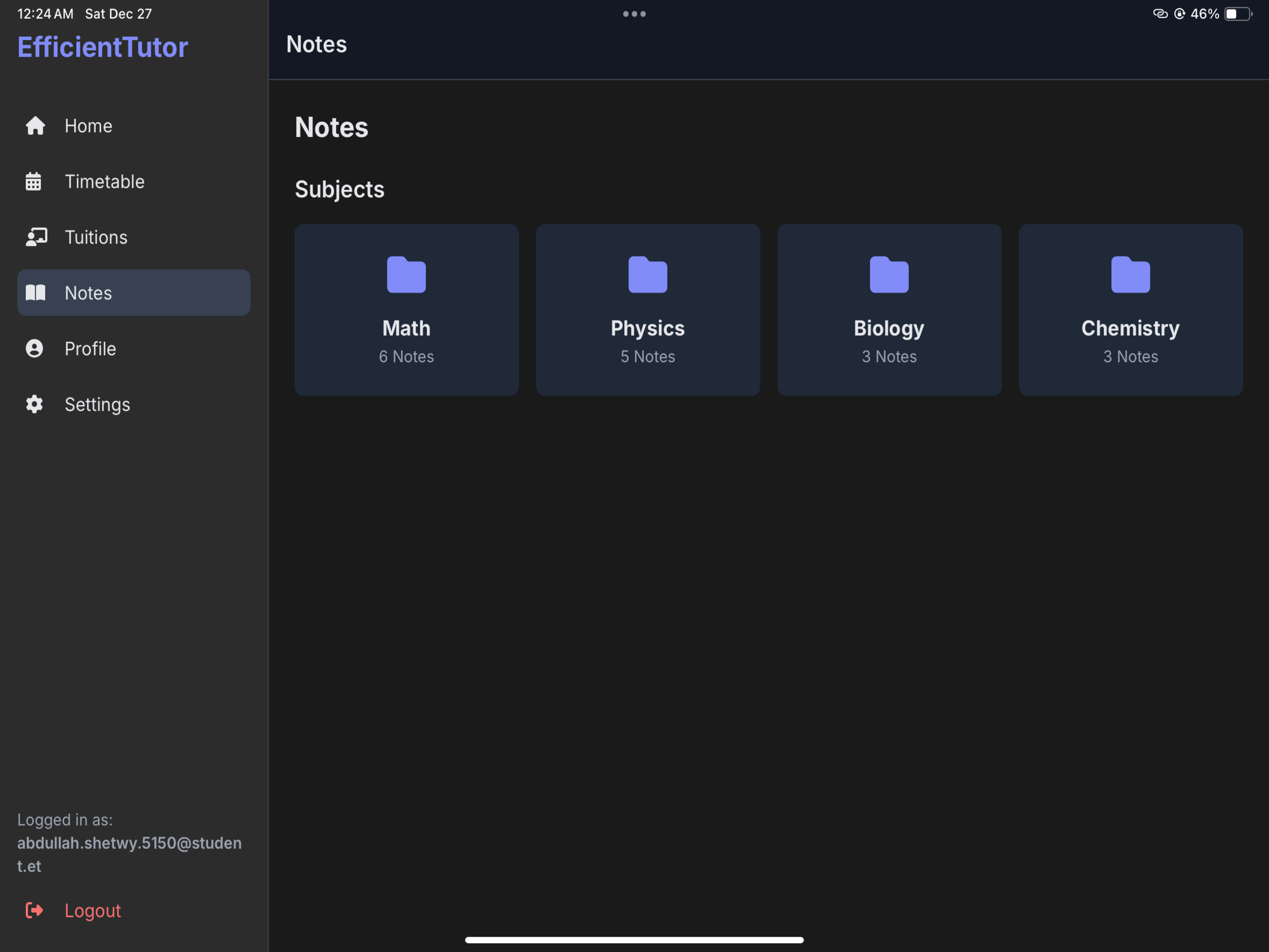 EfficientTutor screenshot 5