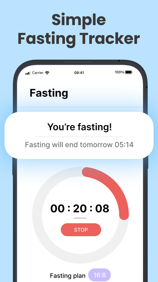 #2. Fasting Timer: Track & Widget (iOS) 由: Uladzimir Tkachou