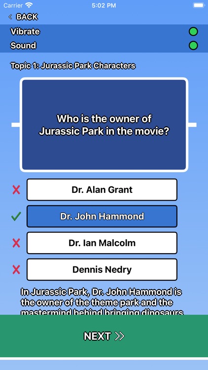 Jurassic Park Trivia