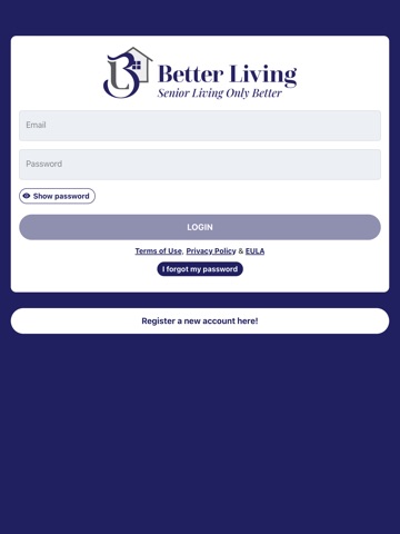 Better Living Senior Living iPad screenshot