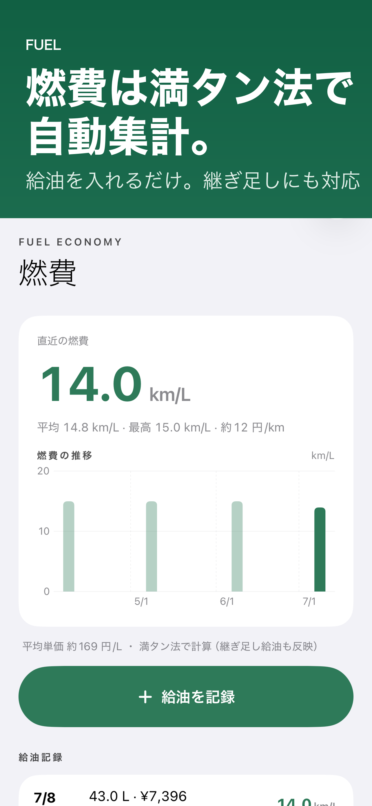 ガレージノート 車とバイクの整備手帳・車検・燃費記録 screenshot 6