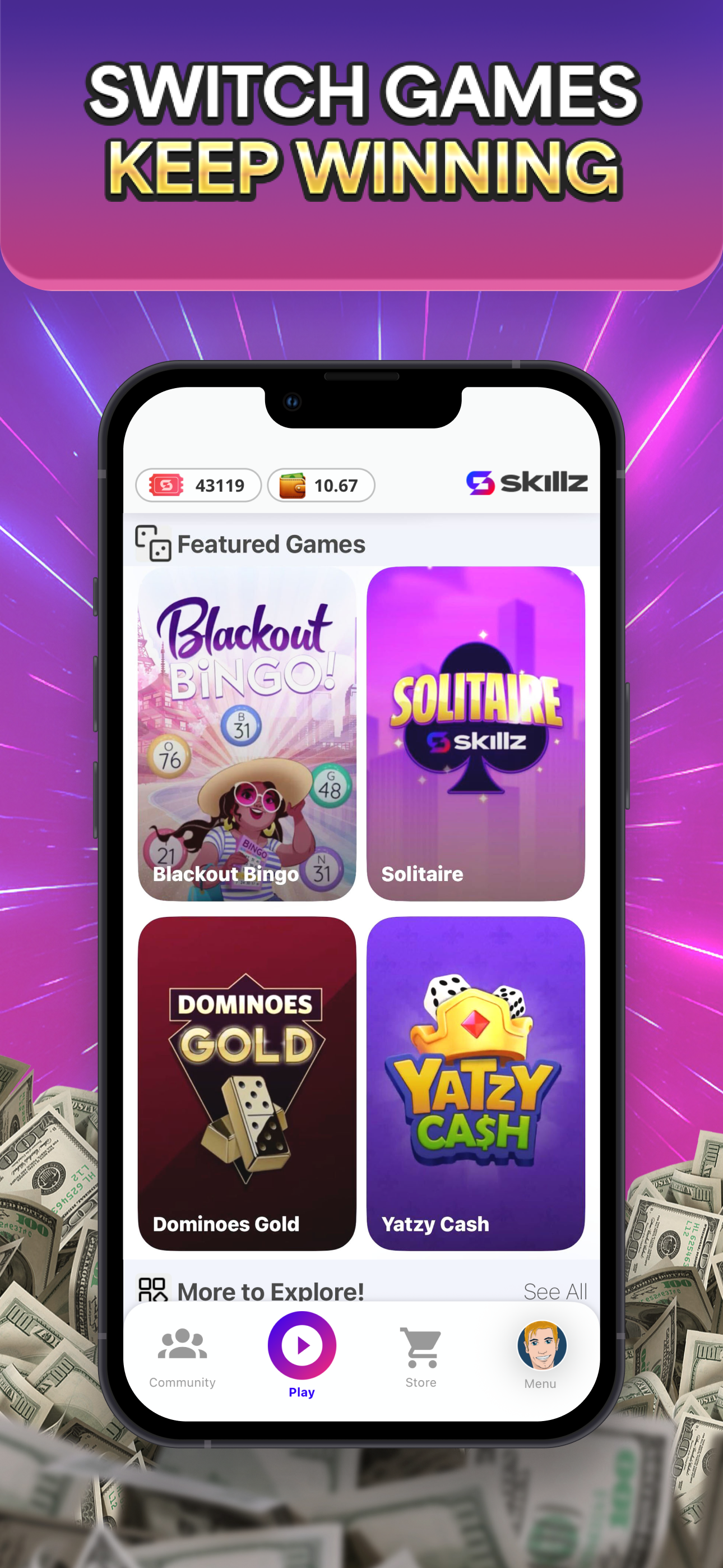 Skillz: Compete & Win Cash screenshot 3