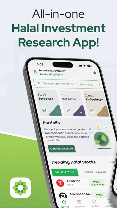Musaffa: Halal Stocks & ETFs Screenshot