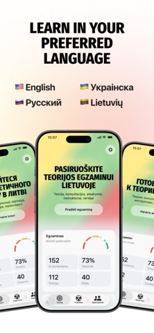 Driving License: KET Bilietai iPhone screenshot