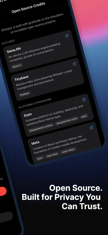 Whisper: On-Device AI screenshot 8 of 8