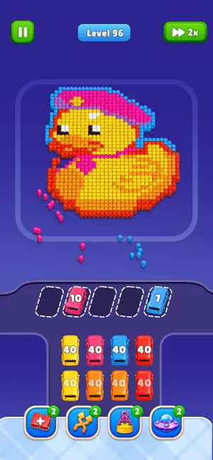 Blocky Flow -Color Sort Puzzle screenshot 2
