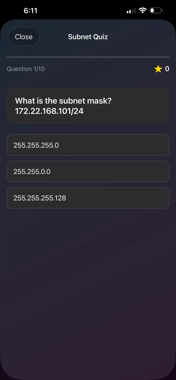 Screenshot #3 pour NetBuddy IP Subnet Calculator