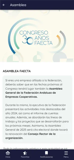 CONGRESO FAECTA 2025 screenshot 4