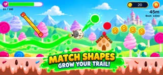 Color Trail: Shape Run iPhone screenshot