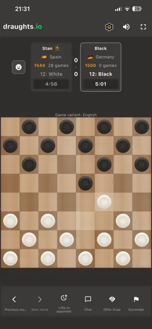 Draughts.io - Checkers Online screenshot 2