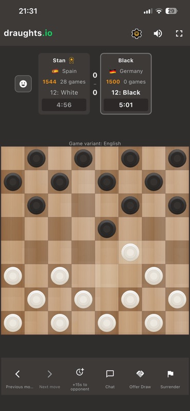 Draughts.io - Checkers Online screenshot 2