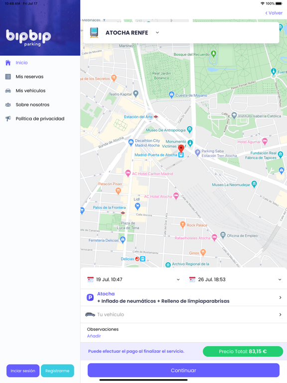 Screenshot #5 pour BipBip Parking