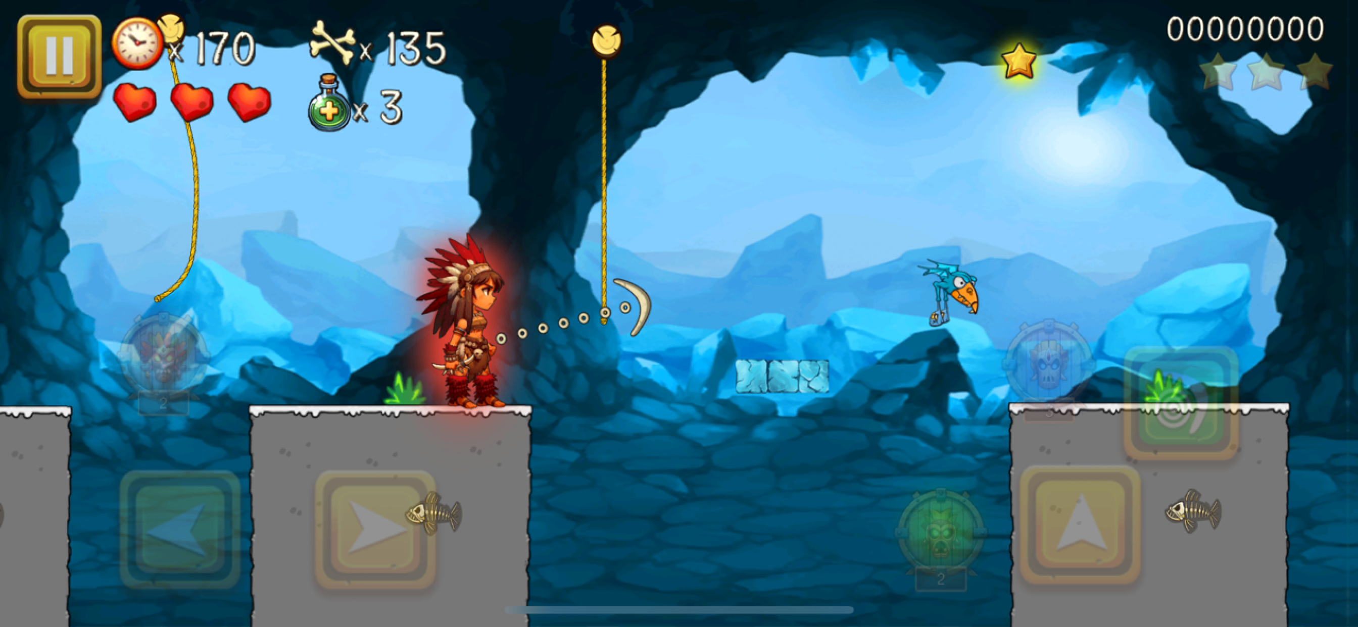 Super Tribe Boy: Dino Run screenshot 10