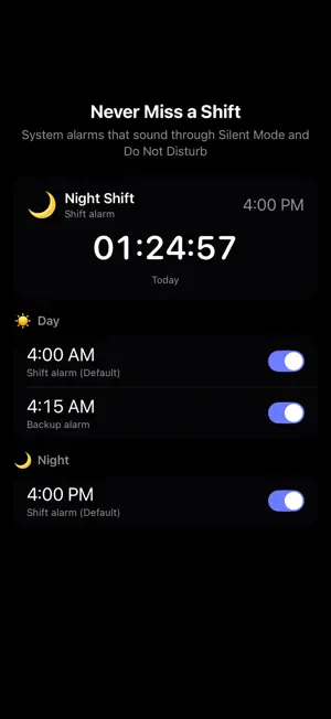 Shift Worker Calendar & Alarm screenshot 2