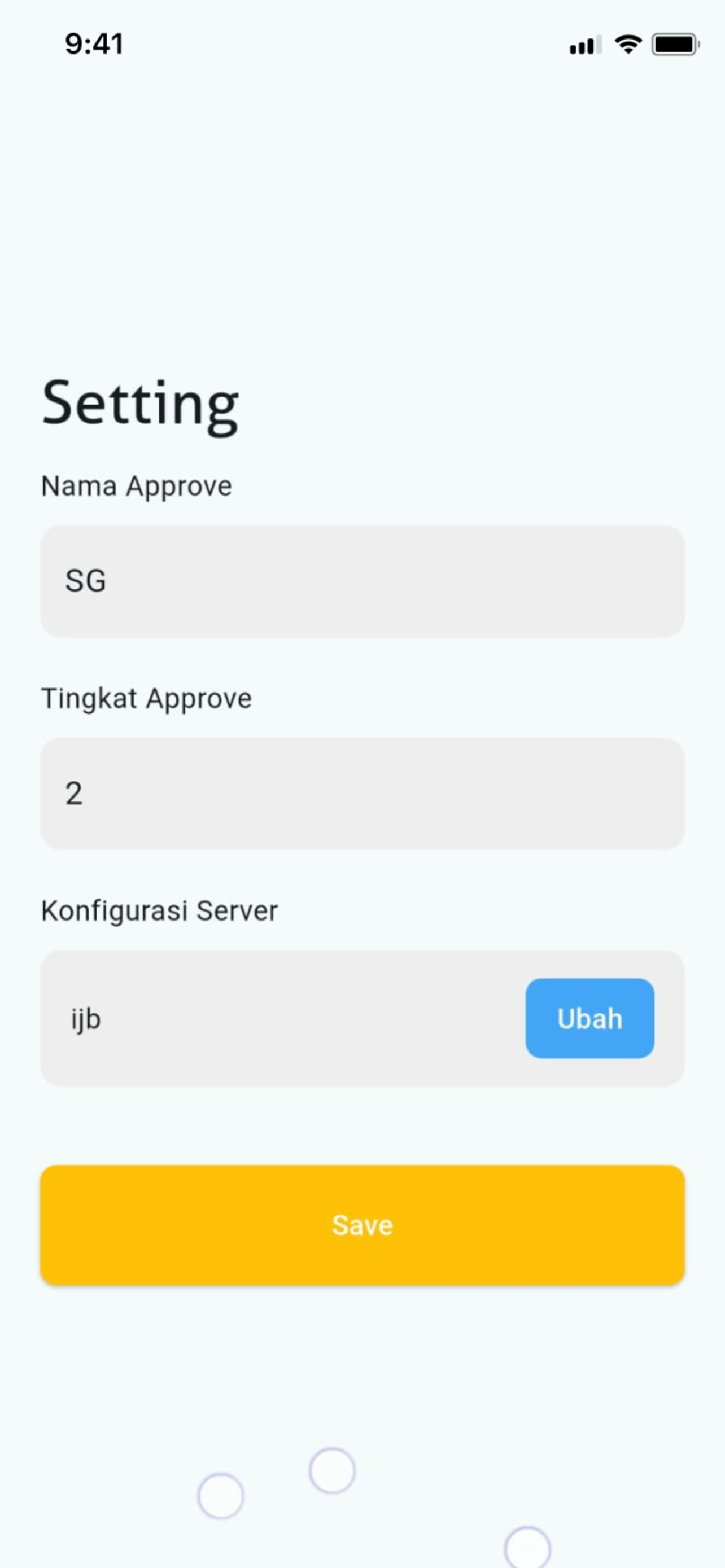 SG Approval