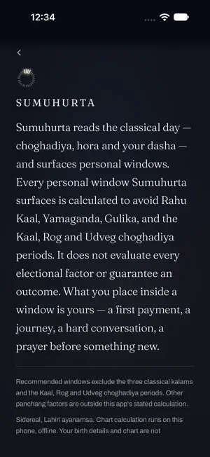 Sumuhurta screenshot 2