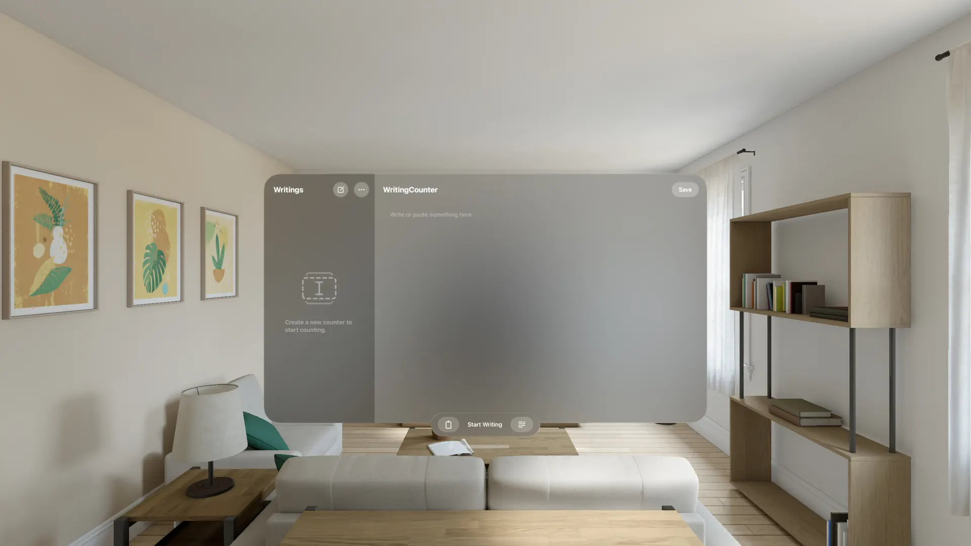 WritingCounter screenshot 2