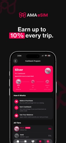 AMA eSIM: Travel eSIM iPhone screenshot