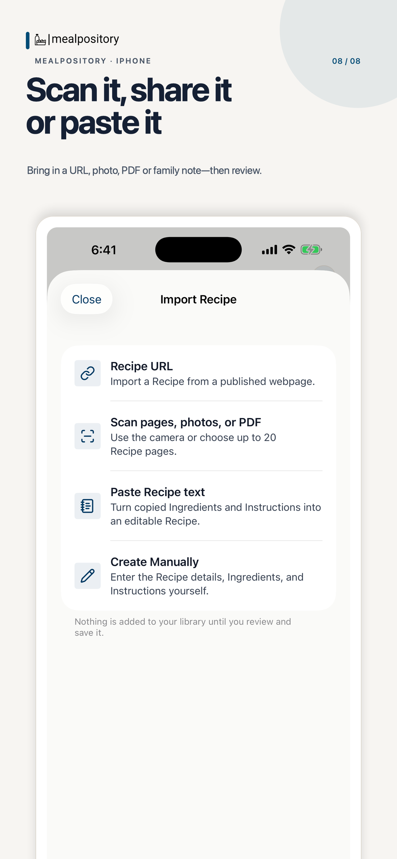 Mealpository screenshot 3