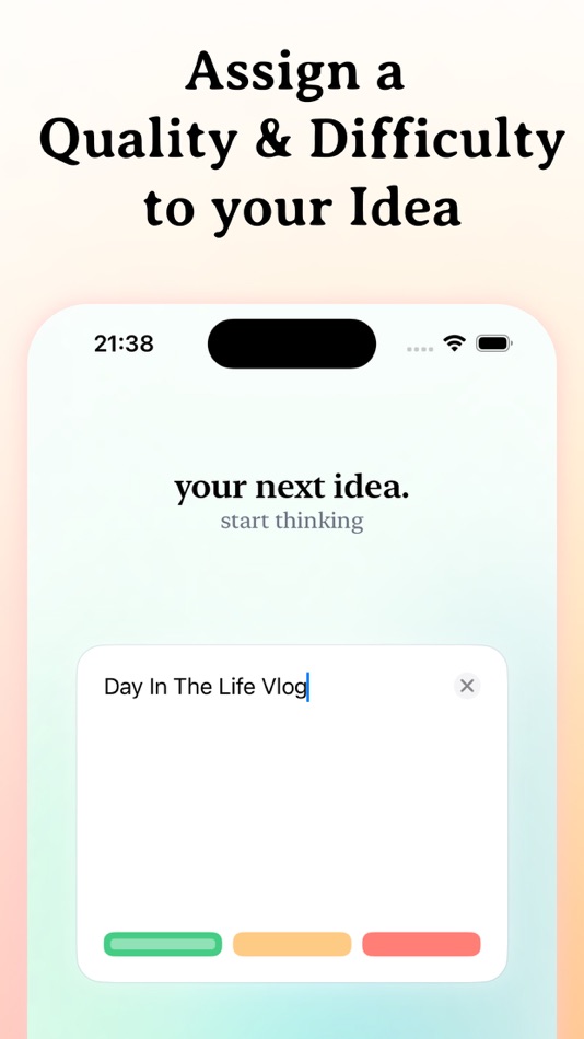 #2. Ideao - Content Idea Manager (iOS) Podle: Ocule AS