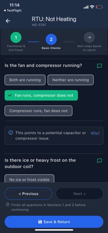 Dex Service Copilot screenshot