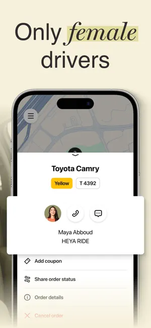 Lebanon HEYA RIDE: Women Taxi screenshot 2