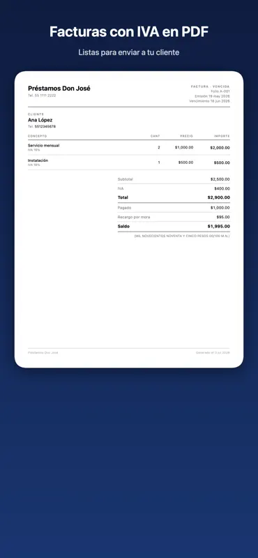 Cobranza Pro screenshot 10 of 10