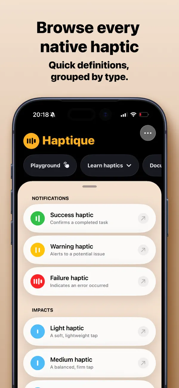 Screenshot #2 pour Haptique - Haptic Explorer