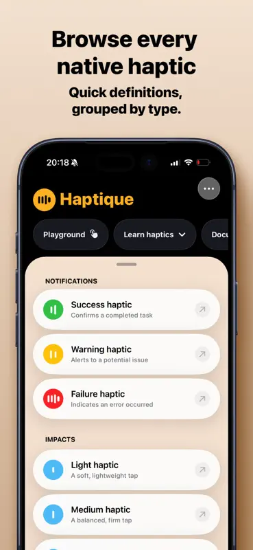 Haptique - Haptic Explorer screenshot 2 of 4