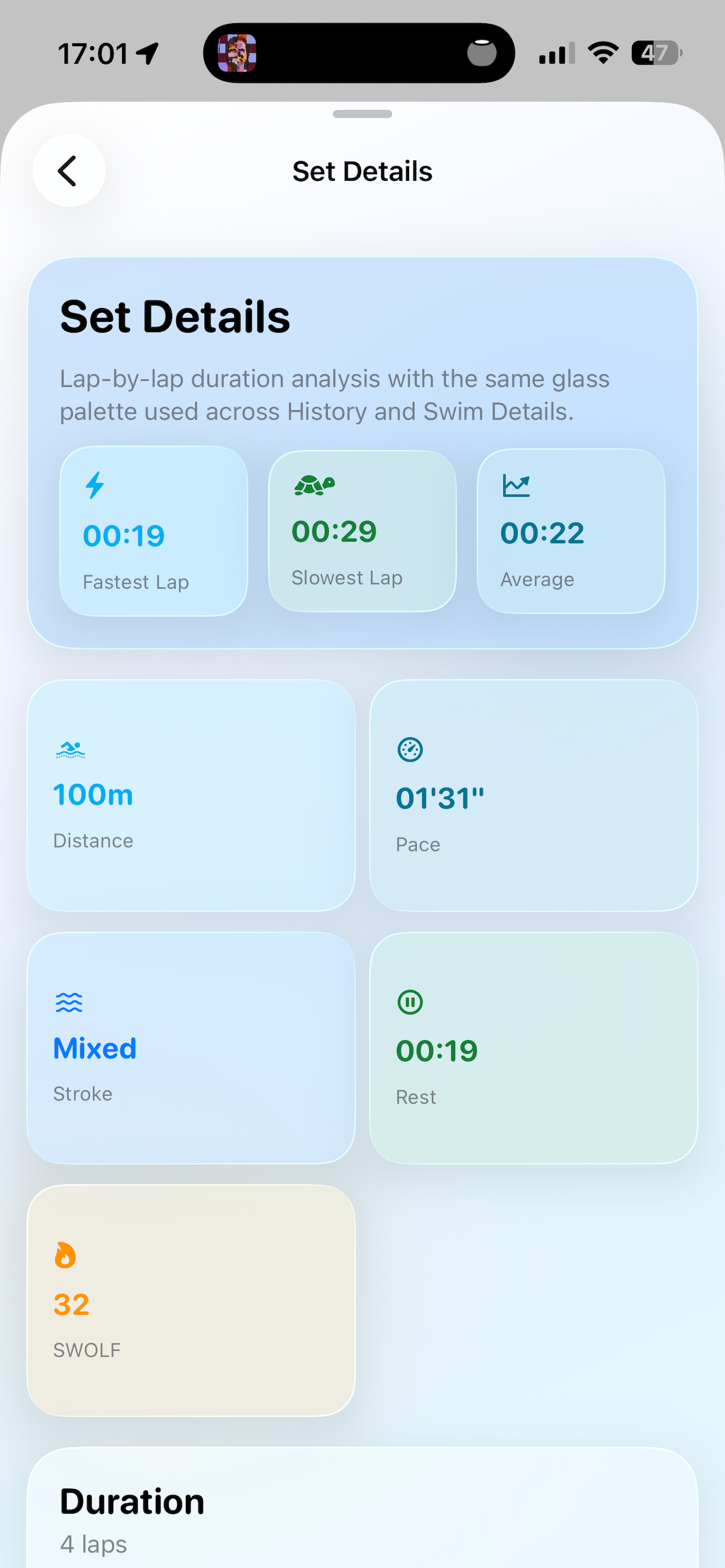 Swimming faster with iSwimStat screenshot 5
