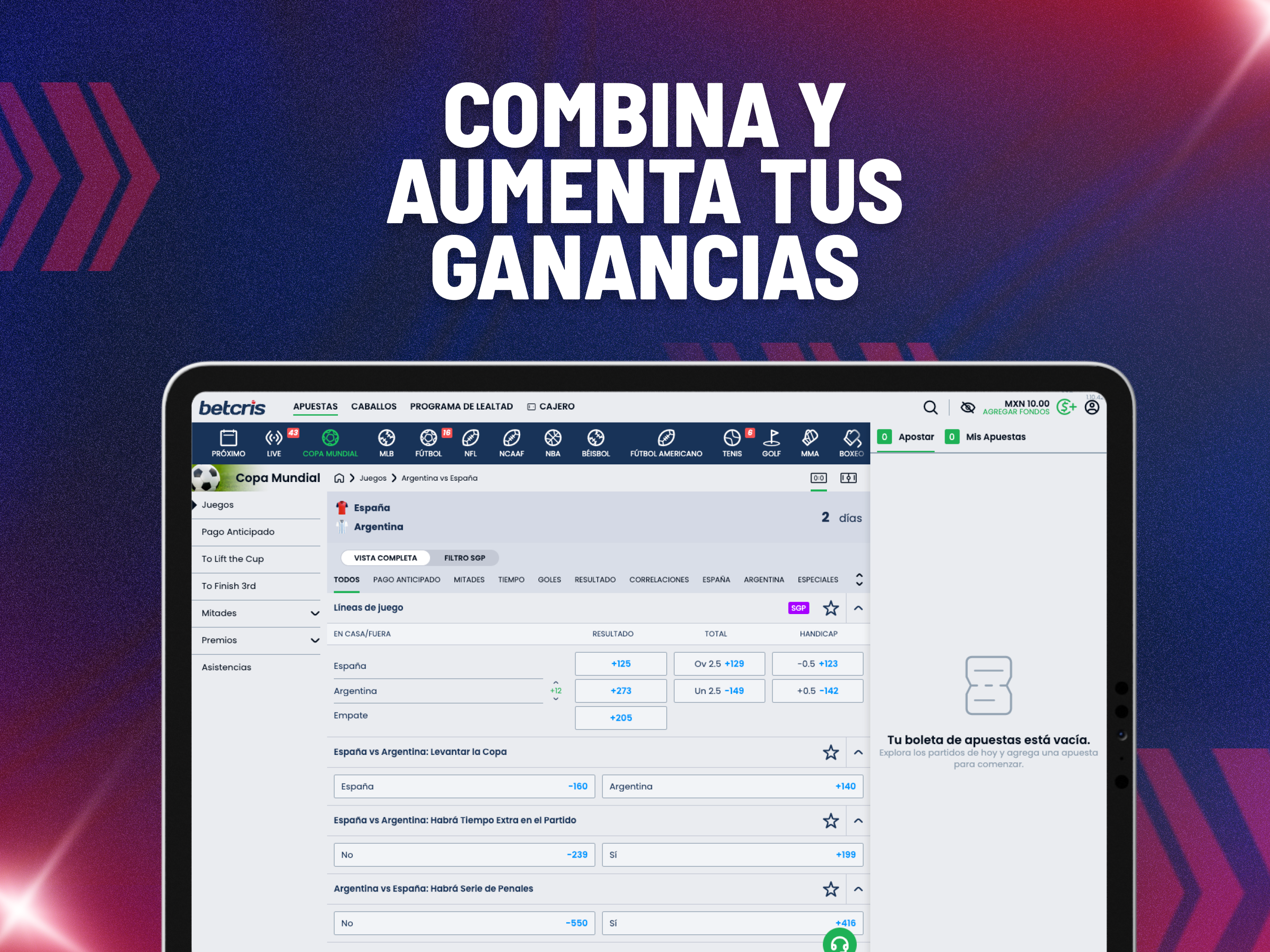 Betcris Guatemala screenshot 11