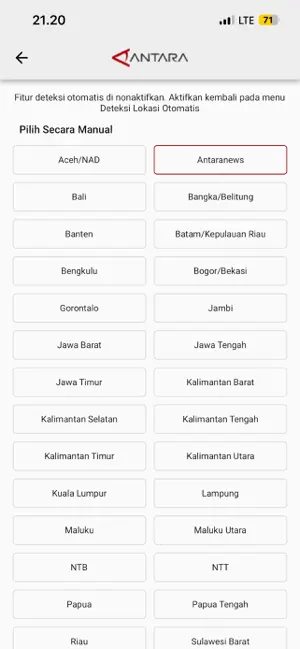Antaranews screenshot 1