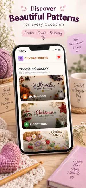 Crochet Patterns: PDF Library screenshot 2