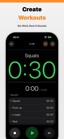 Timer Tabata for Workout, HIIT screenshot