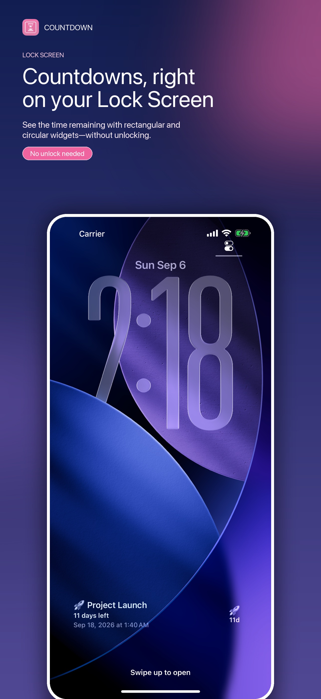 Screenshot 1 of Countdown - Event & Reminder