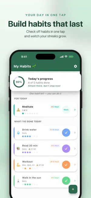 Habrio: Habit Tracker screenshot 1
