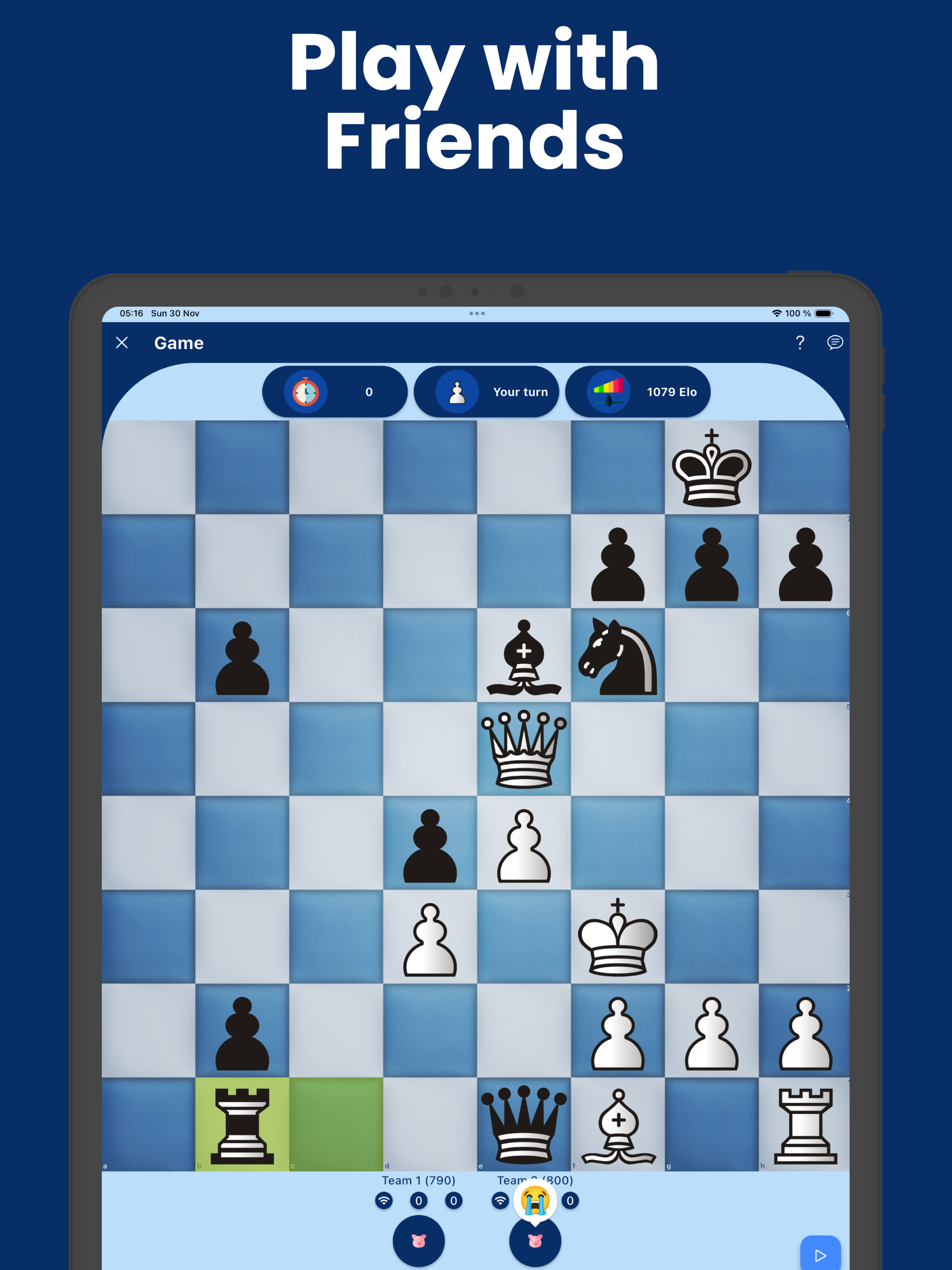 Chess Puzzles Multiplayer Game